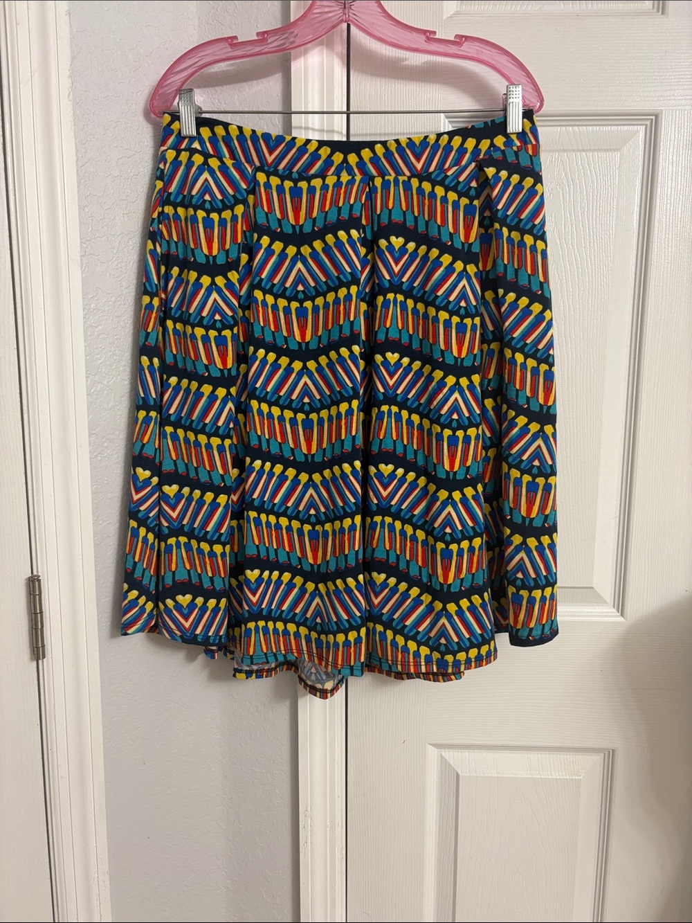 LuLaRoe Women's Multi-Color Patterned Skirt